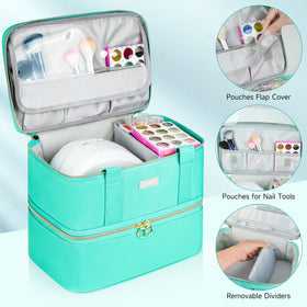 LEFOR·Z organizer interior showing bottle dividers for secure separation.
