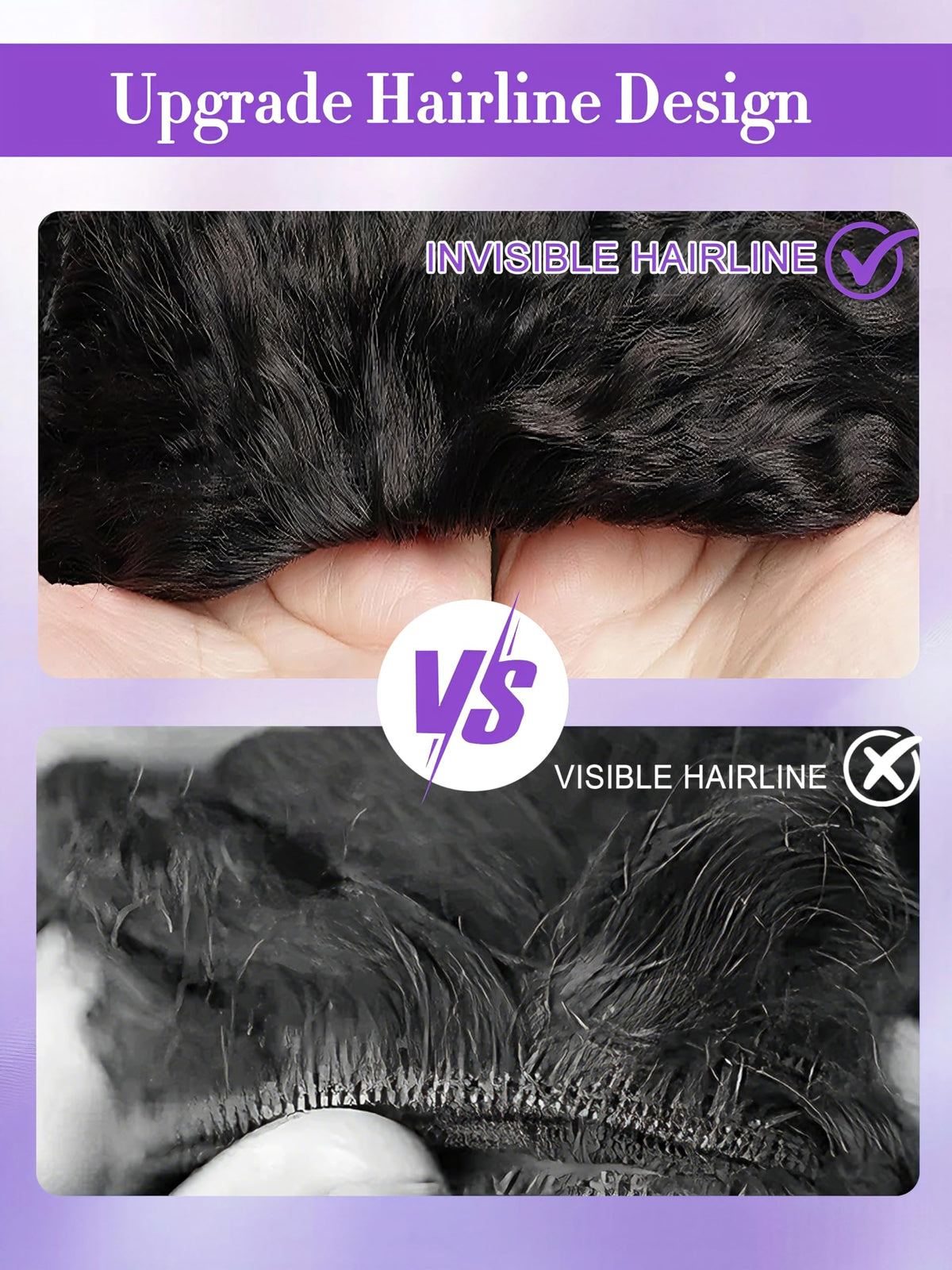 Legendhair Burmese Curly Half Wig on model demonstrates natural movement