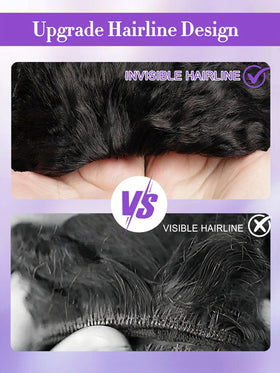 Legendhair Burmese Curly Half Wig on model demonstrates natural movement