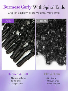 Legendhair Burmese Curly Half Wig 18inch length ideal for daily styling