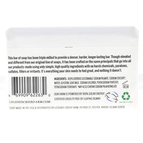 Legend's Creek Goat Milk Soap ideal for hands and body cleansing.