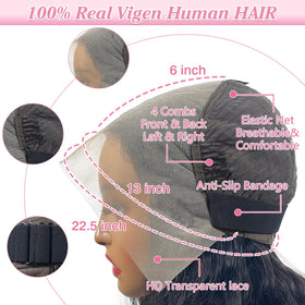 LEHOO 220-density body wave wig delivers fuller, glossy look for special occasions.