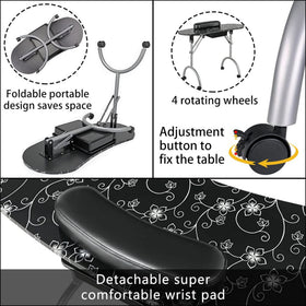LEIBOU USB LED lamp with magnifier for precise nail work