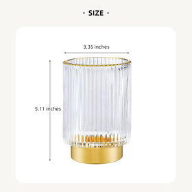 LEICURACE glass desk pen holder keeping writing tools neatly organized.