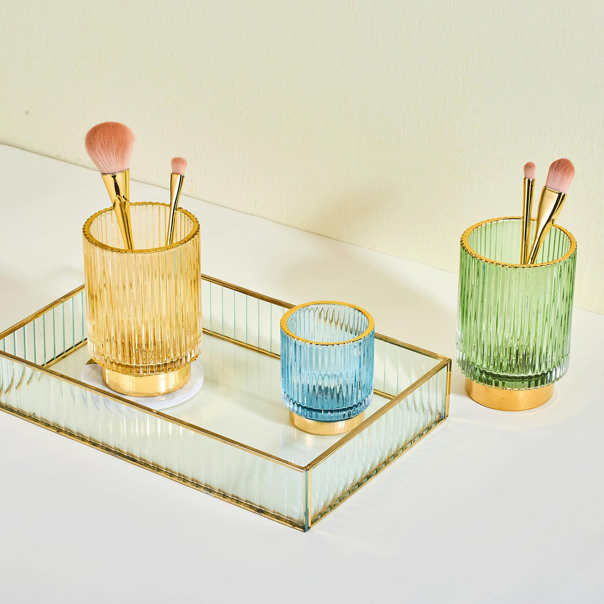 LEICURACE gold-base detail adds a luxe touch to any surface