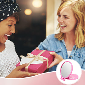 Leinuosen dance-pattern mini mirror fits wallets and purses.