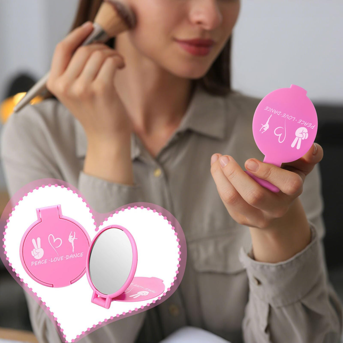 Leinuosen dancer gift set of 16 mirrors ideal for sharing.