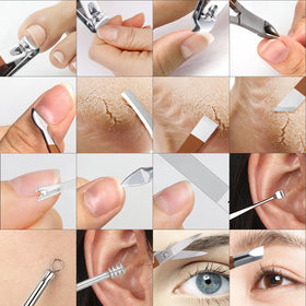 Leipple 16-piece kit covers nails, skin, and grooming essentials