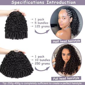 LEISWISS feather crochet hair closeup shows tangle-free texture for effortless twist.