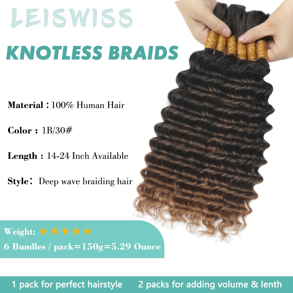 LEISWISS Ombre gradient from 1B to 30 for natural color transitions