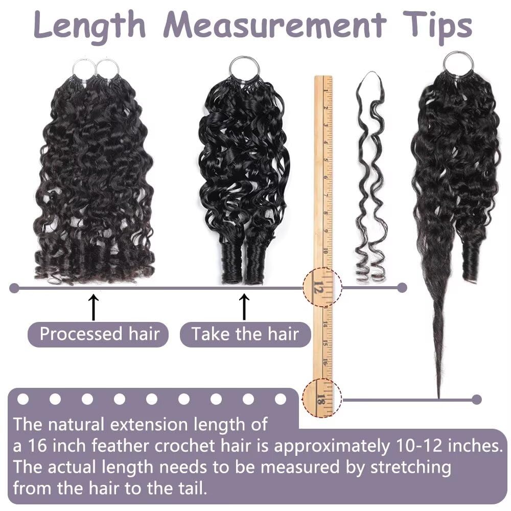 LEISWISS pre-separated knotless crochet hair enables quick installation and beginner-friendly styling.