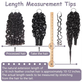LEISWISS pre-separated knotless crochet hair enables quick installation and beginner-friendly styling.