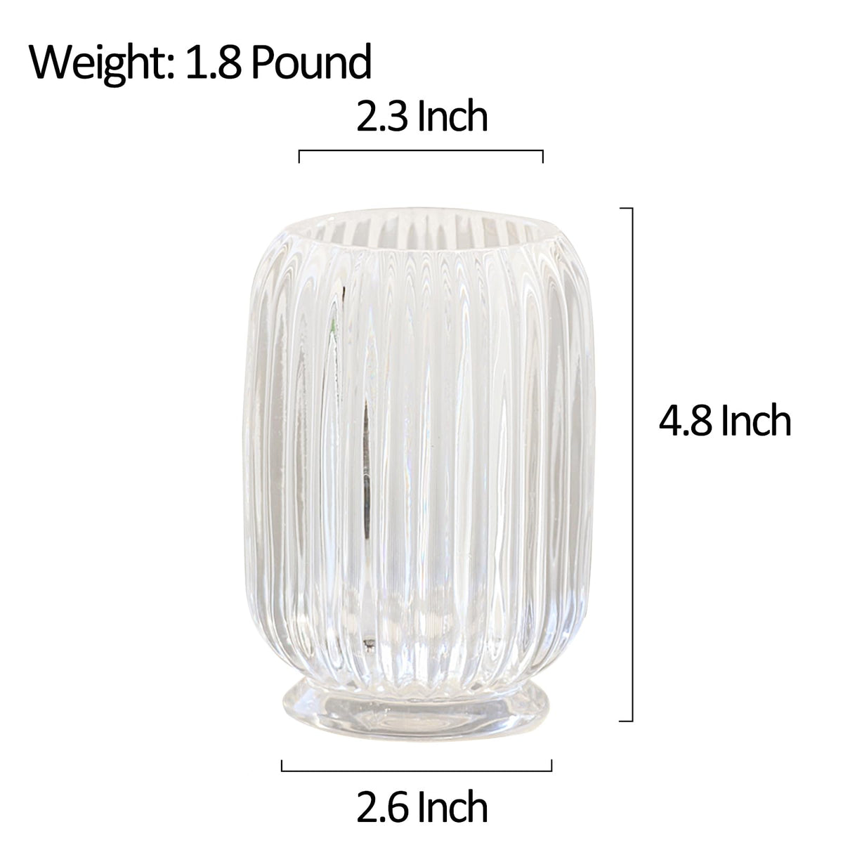 Lejesth striped vase design adds vintage charm to vanity