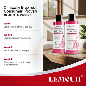 Lemcuh Conditioner texture shot conveys lightweight non-greasy conditioning