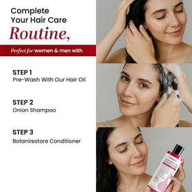 Lemcuh-soft shiny hair after use close-up shows smoother texture and easier combing.