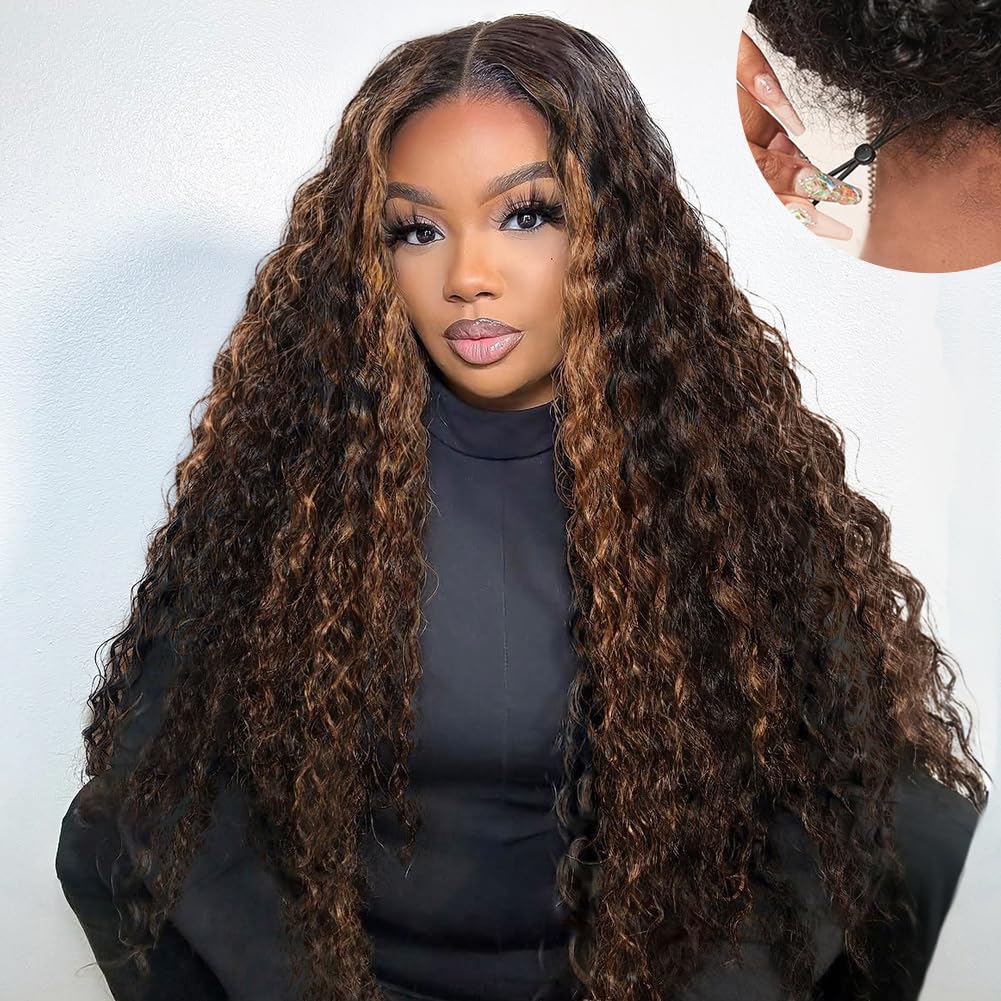 Lemiva 7x5 Balayage highlight lace front wig with natural hairline