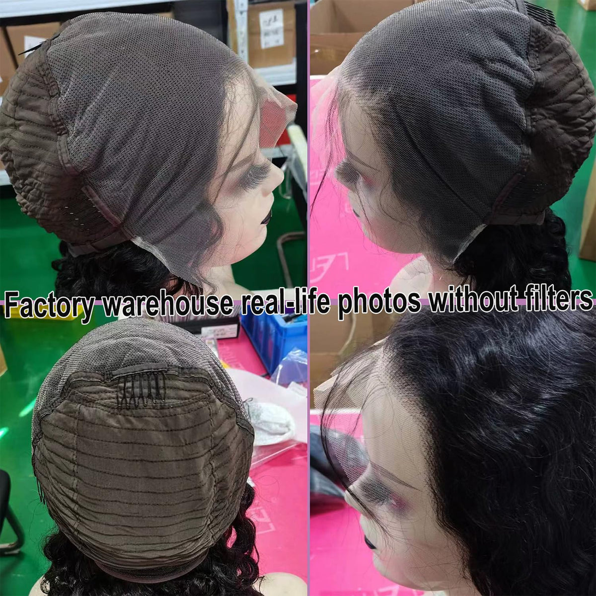 Lemoda virgin human hair texture closeup highlights healthy elastic strands