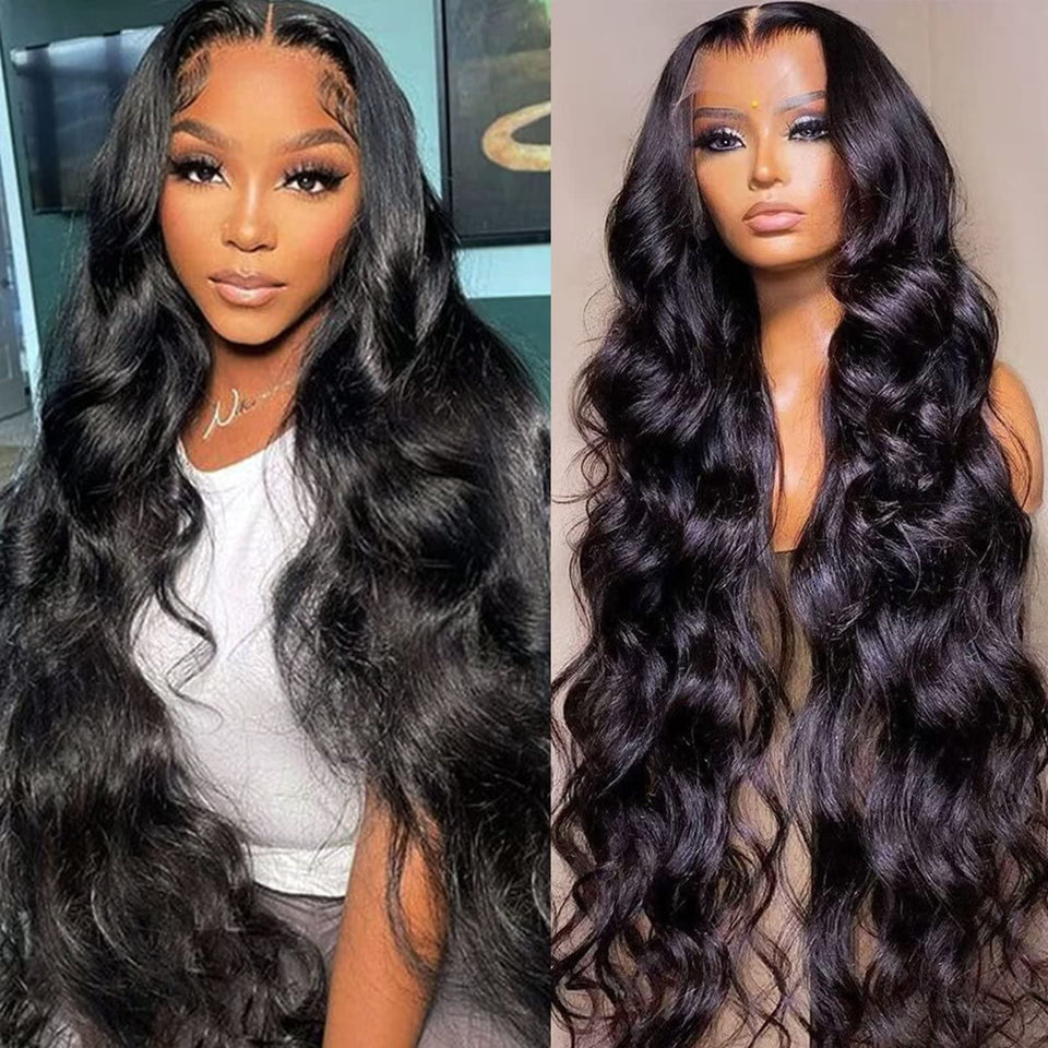 Lemoda 13x6 full lace frontal wig with body wave for natural hairline
