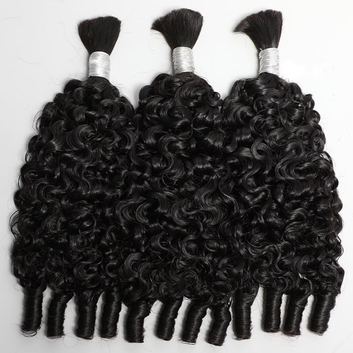 Lemoda 15A Burmese Curly hair unboxing reveals silky texture and natural sheen.