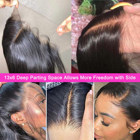 Lemoda 180-density hair for full, premium volume.