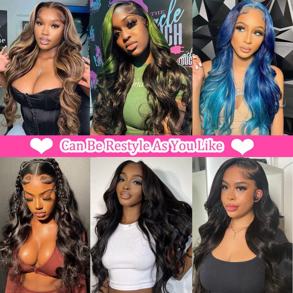 Lemoda 24-inch glueless lace front wig for easy wear