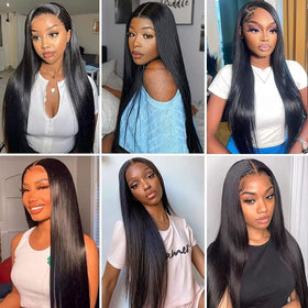 Lemoda 26-inch straight wig for dramatic, long-lasting looks.