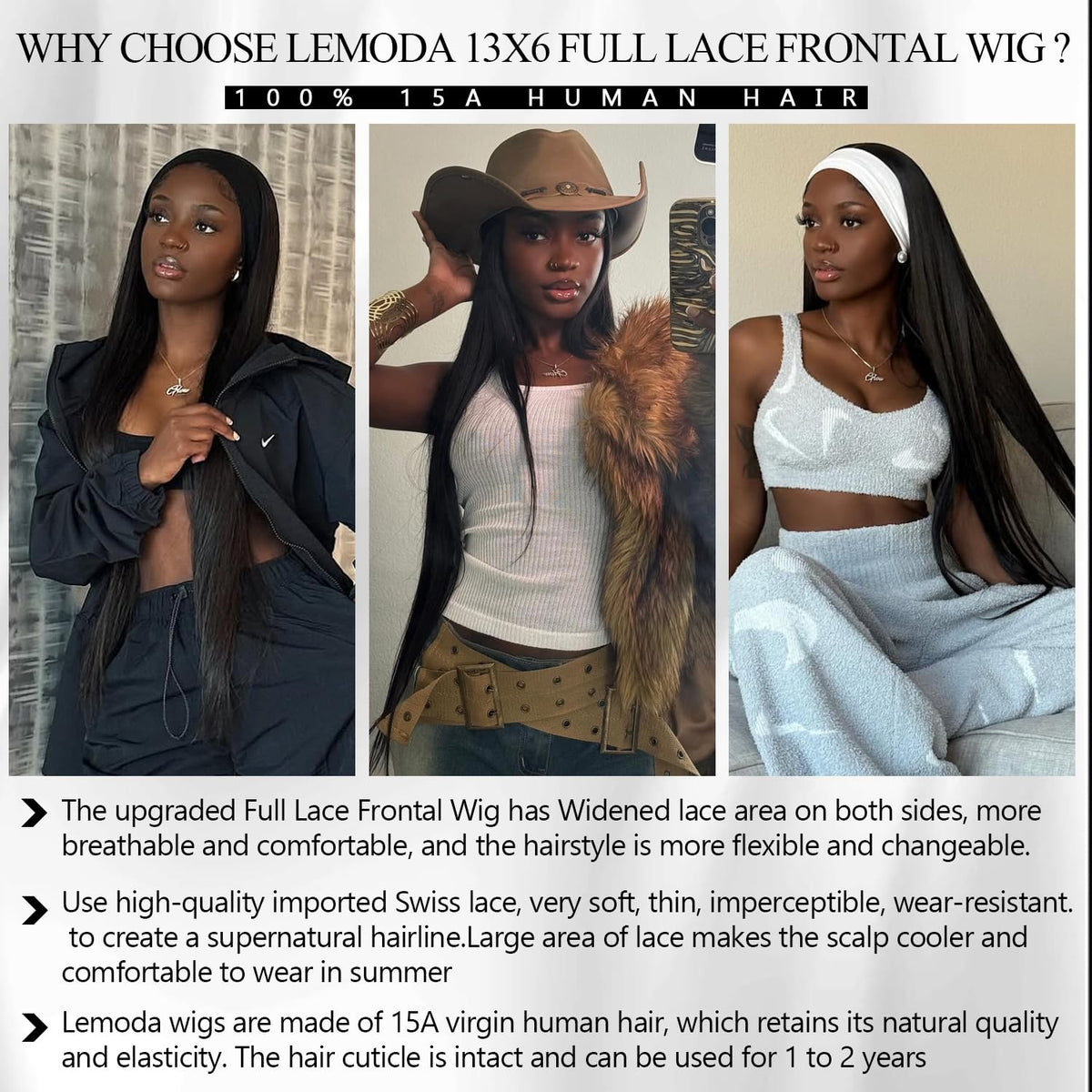 Lemoda 30 inch 13x6 wig ideal for daily wear