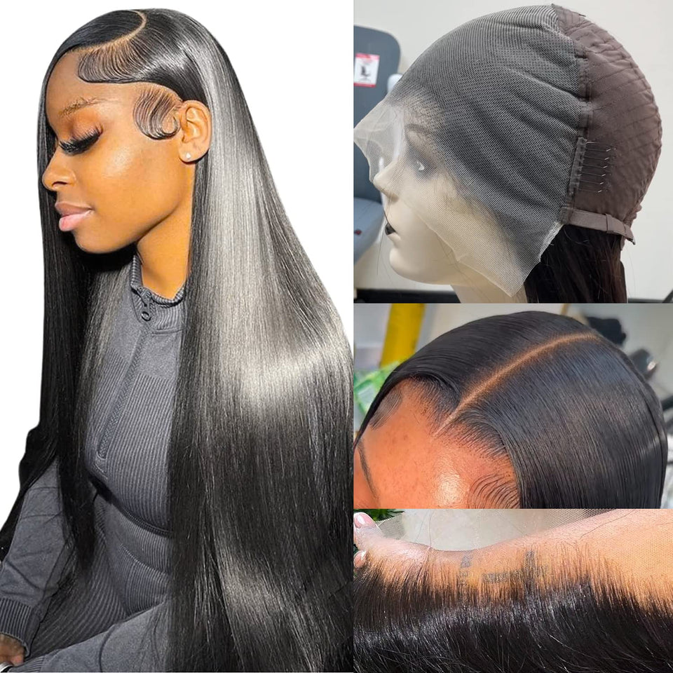 Lemoda 30 inch 13x6 wig front view for natural, seamless blend