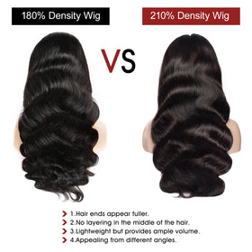 Lemoda Brazilian virgin hair wig pre-plucked for natural hairline