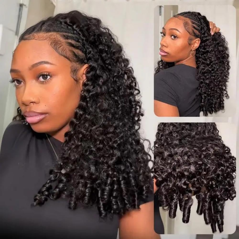 Drawstring design provides secure, adjustable fit without glue in Lemoda wig.