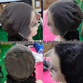 Lemoda deep wave 22in wig cap provides secure fit and lasting comfort.