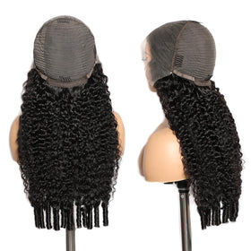 Lemoda hd transparent lace 13x6 frontal wig Burmese curly for invisible hairline and breathability