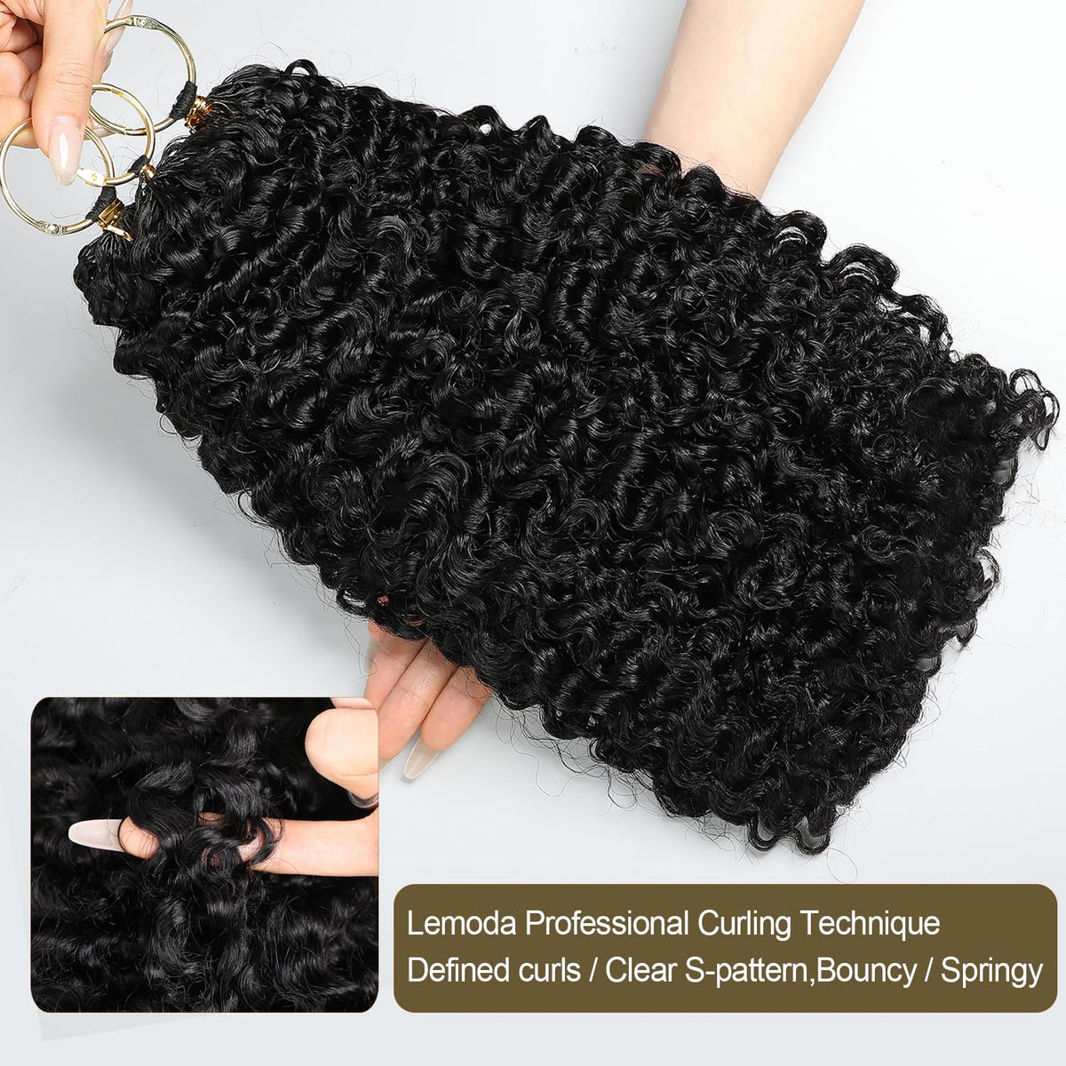 Invisible thread creates smooth, undetectable crochet results.