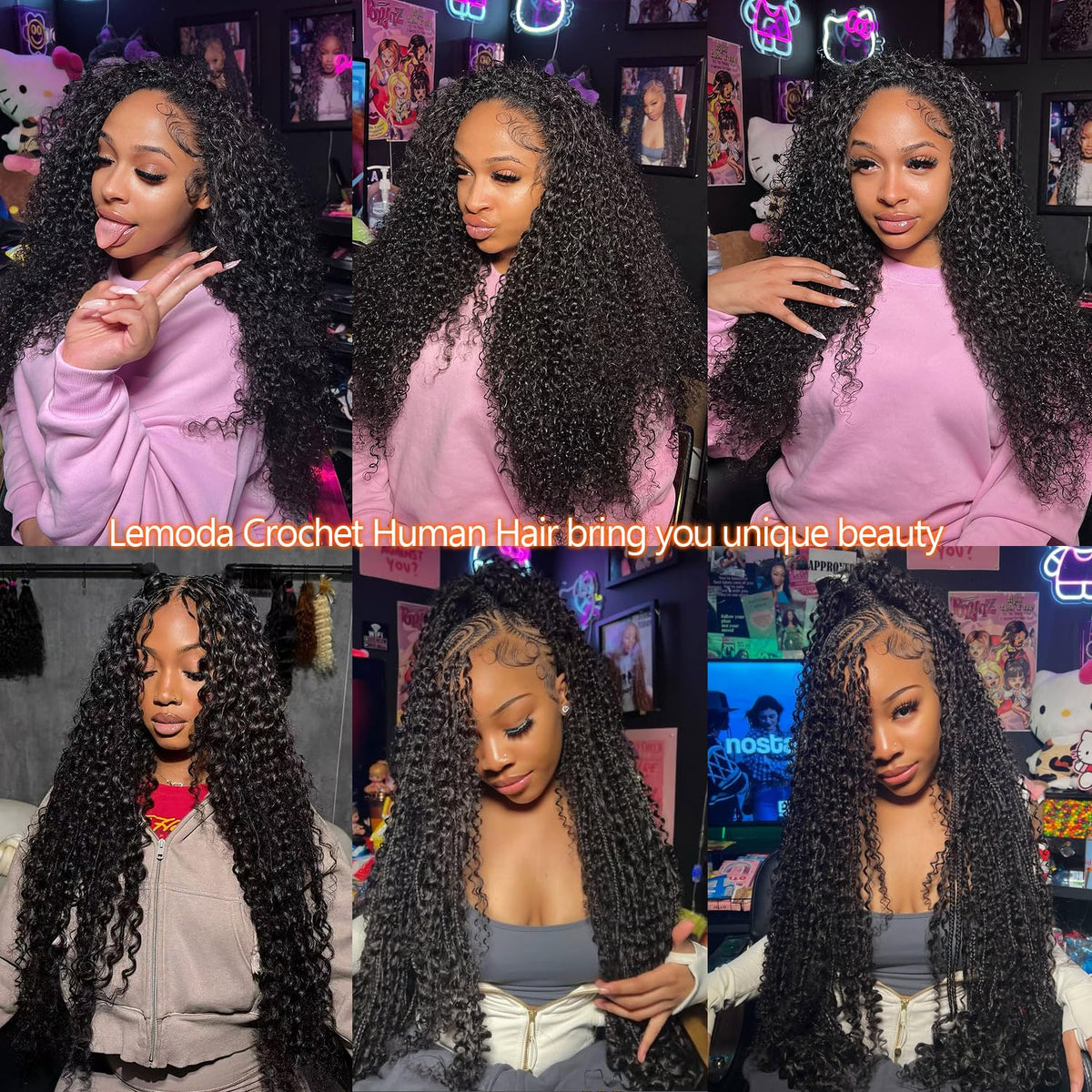 Packaged options in 14in to 22in lengths for versatile looks.