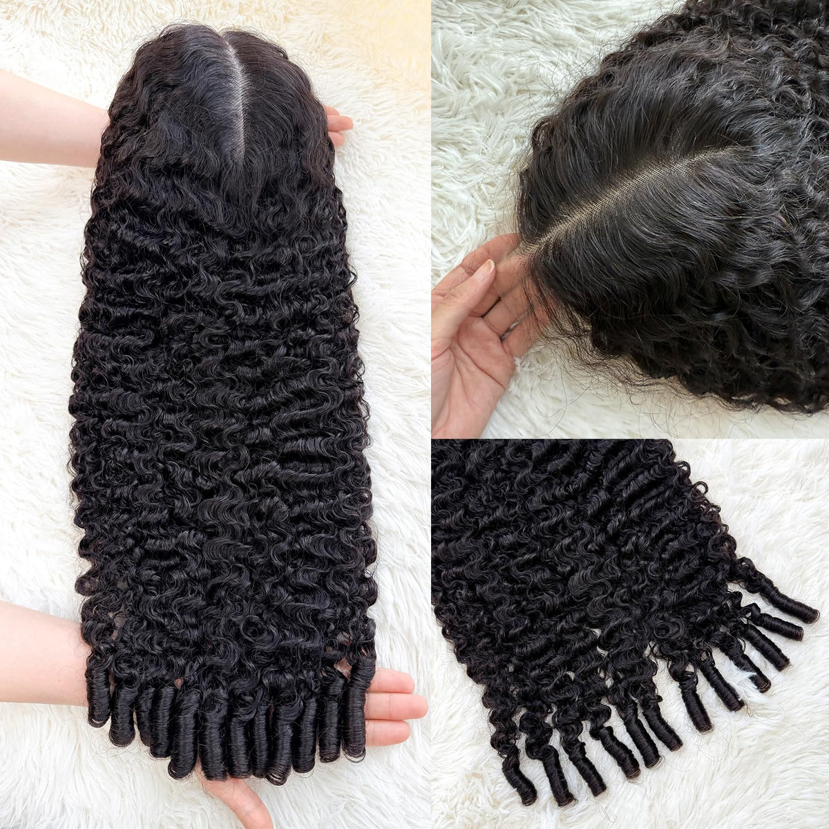 Lemoda pre-plucked natural hairline with baby hairs enhances realism.