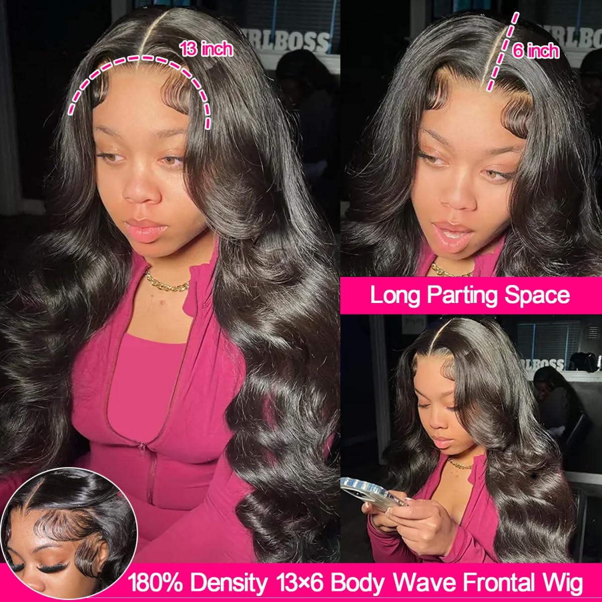 Lemoda pre-plucked natural hairline with baby hairs for realism