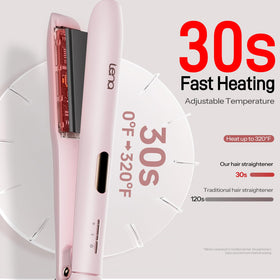 LENA adjustable temperature with LED display for precise styling.
