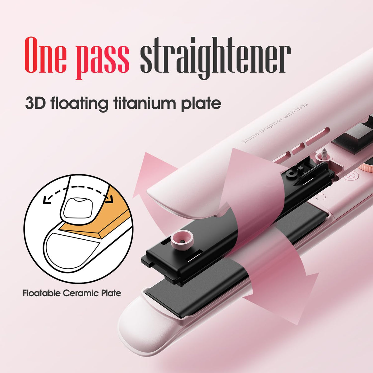 LENA H2 emits 40 million negative ions for frizz control during styling.