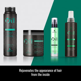 Lendan Moringa Hair Oil applied to dry hair for added smoothing.