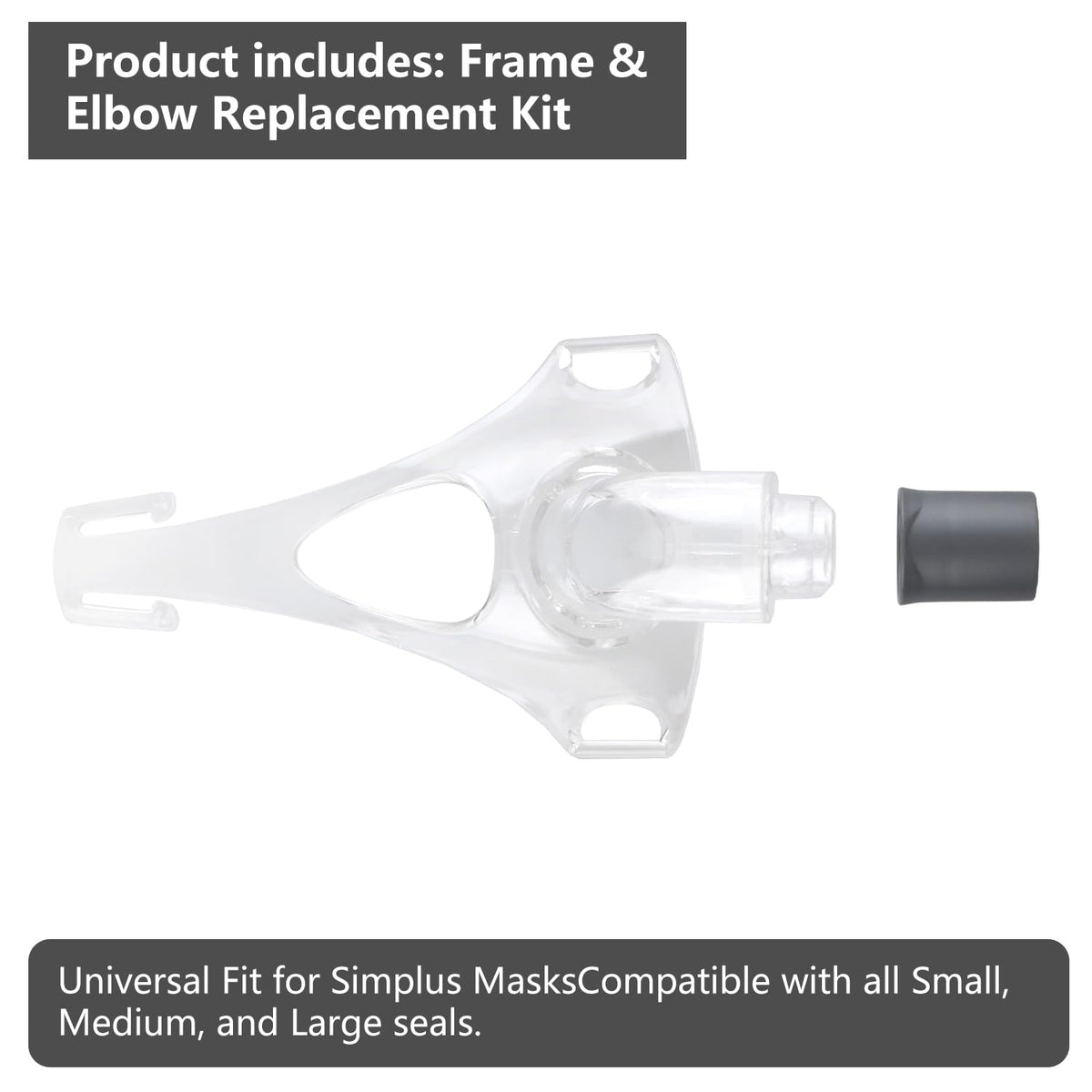 Lenura replacement kit with quick-release clips for one-hand attachment