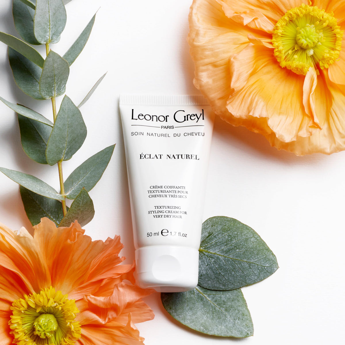 Travel-friendly bottle for on-the-go smoothing and shine with Leonor Greyl.