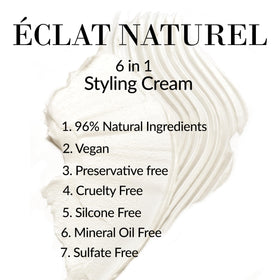 Defined waves and curls achieved with Éclat Naturel.