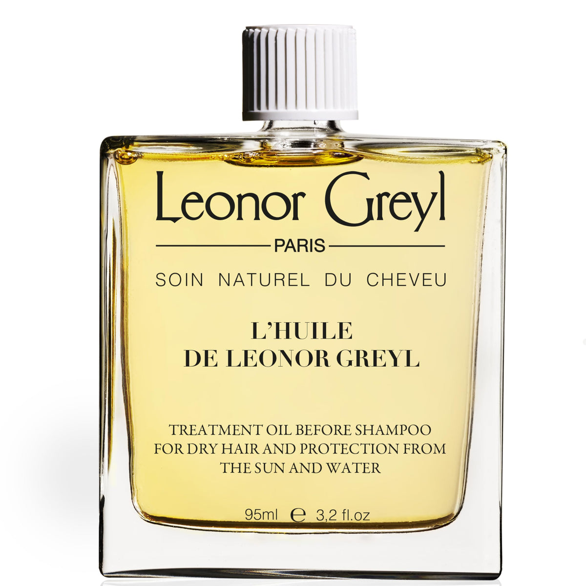 Leonor Greyl L'Huile Pre-Shampoo bottle for pre-wash hydration.