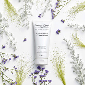 Leonor Greyl Propolis and Chamomile ingredients close-up for natural extracts