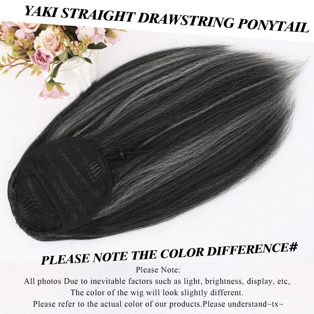 LEOSA ponytail texture looks soft with subtle shine for everyday wear