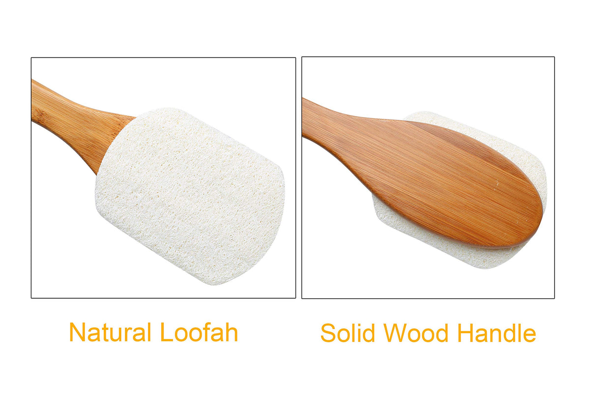 Leotruny ergonomic arc-handle design reduces effort during bathing