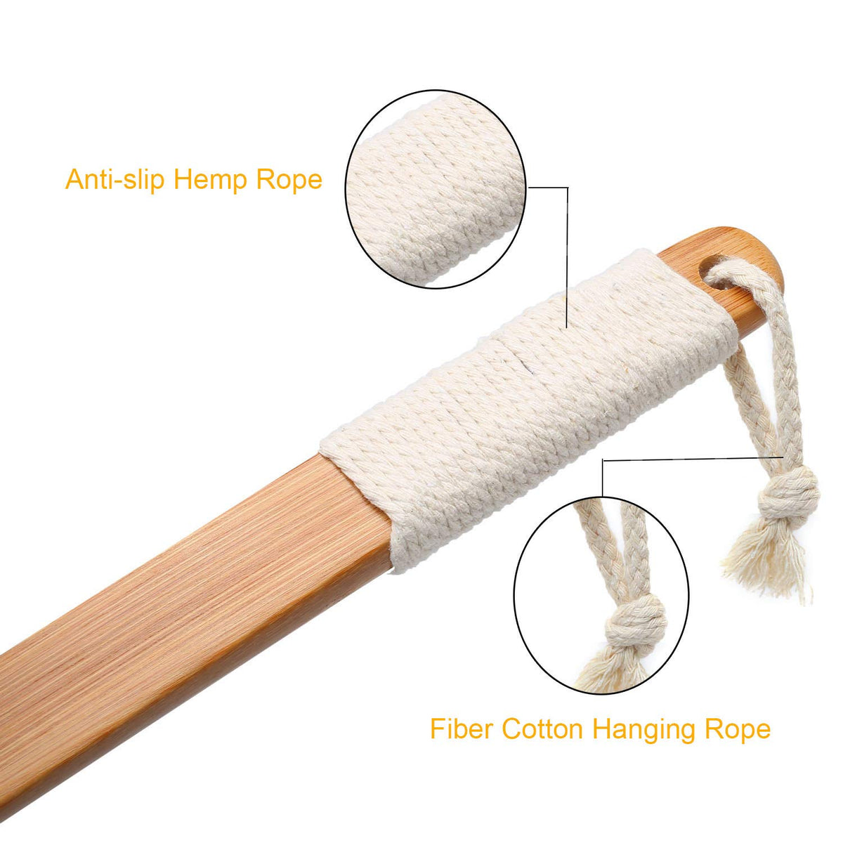 Leotruny hemp rope grip prevents slipping for safe use