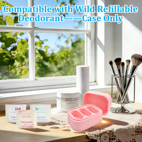 LeoTube Wild case highlights rugged impact protection for deodorant refills.