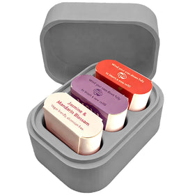 LeoTube Wild deodorant refill case gray with snug travel fit.