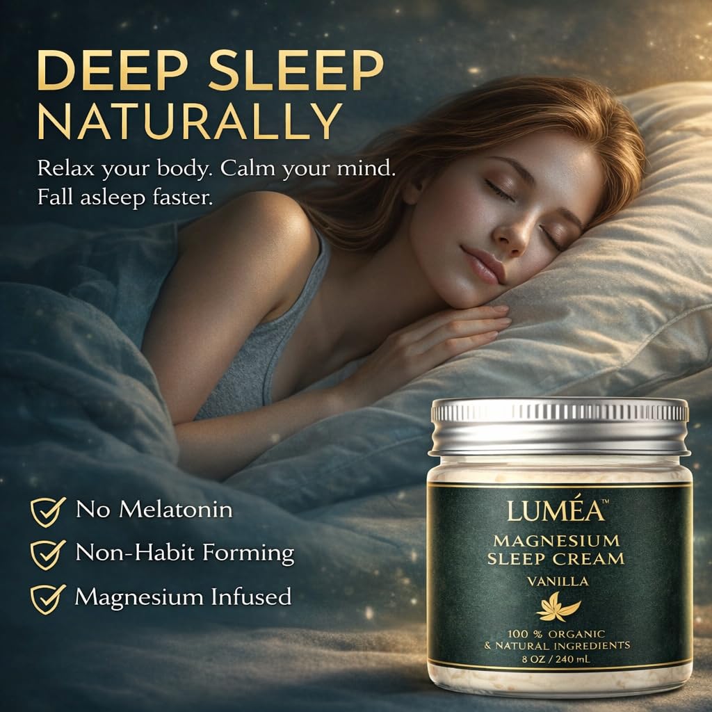 Lepac nighttime routine image shows calming application before sleep.